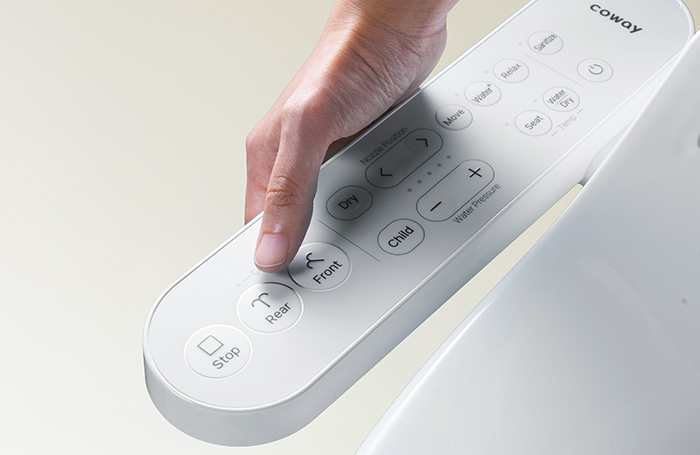 Coway Flowlet Plus Electronic Bidet with Side Control Panel