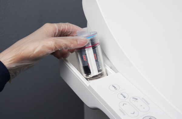 Step 4 Coway Bidet Heart Service: Battery Replacing