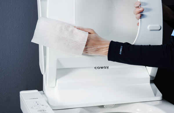 Step 5 Coway Bidet Heart Service: Product Sanitation